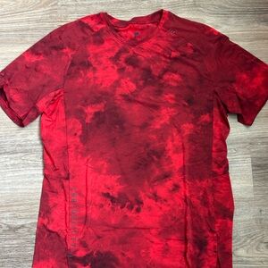 Lululemon license to train Red Tie-Dye Men's Shirt